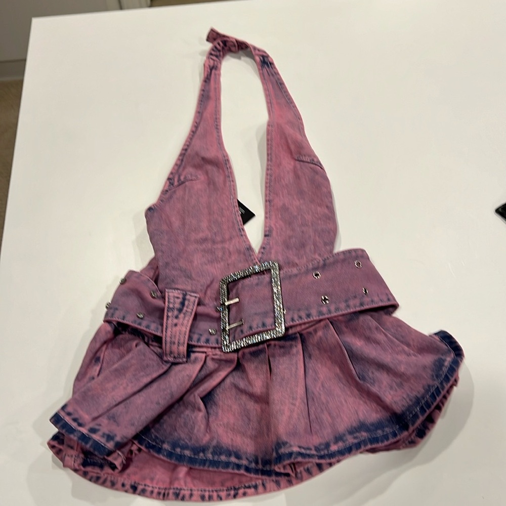 Jaded London halter open back dress nwt